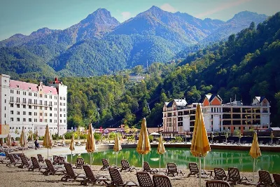 Sochi kayak merkezinde dinlenin
